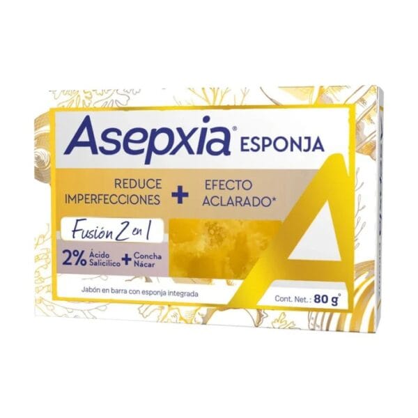 ASEPXIA JABON ESPONJA ENV X 80 GR