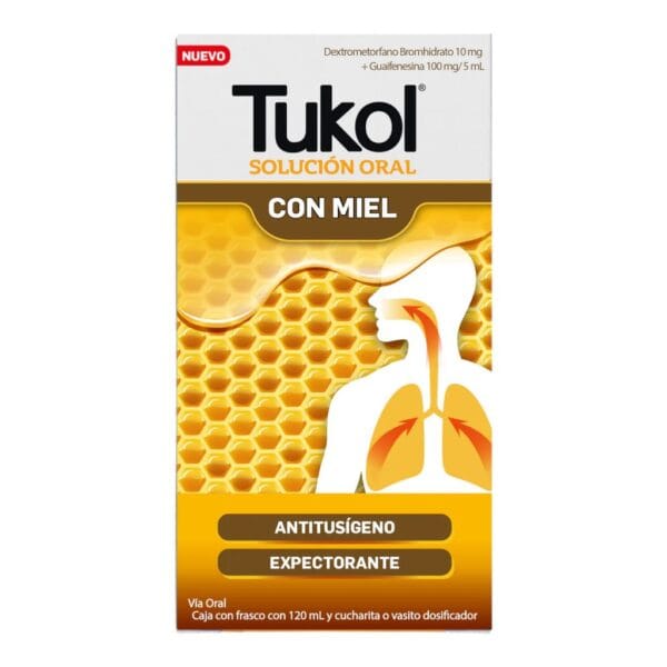 TUKOL SOLUCION ORAL C/MIEL FCO X 120 ML