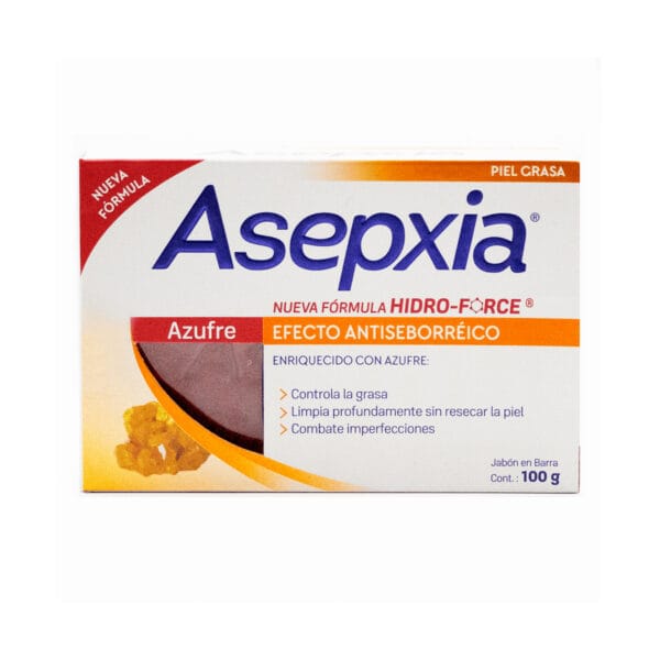 ASEPXIA JABON AZUFRE X 100 GR