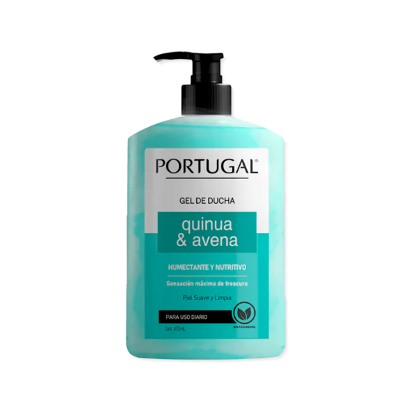 GEL DE DUCHA QUINUA Y AVENA X 470 ML